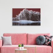 Toile The White Woods Canvas Print (Insitu(Salon))