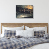 Toile The Wild Hunt Of Odin By Peter Nicolai Arbo 1872 (Insitu(Chambre))