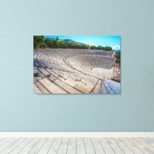 Toile théâtre antique en Argolide, Grèce (Insitu (Plancher de Bois))