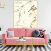 Toile Théâtre des opérations de l'Armée de terre dans le (Insitu(Salon))