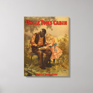 Toile Théâtre d'homme de couleur et de fille de cabine