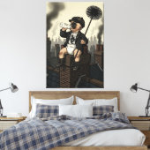 Toile Thème de ramoneur drôle de bébé victorien (Insitu(Chambre))
