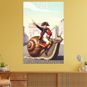 Toile Thème Napoléon Voyage WPA Français