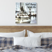 Toile Thème Nautique Voilier (Insitu(Chambre))