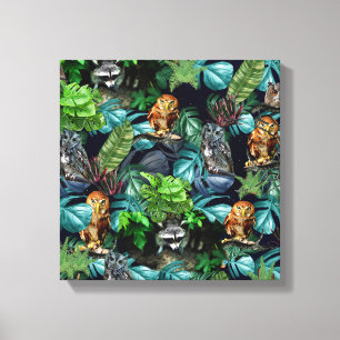 Toile Thèmes de fête nocturne