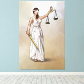 Toile Themis - Dame Justice (Insitu (Plancher de Bois))