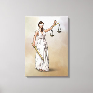 Toile Themis - Lady Justice