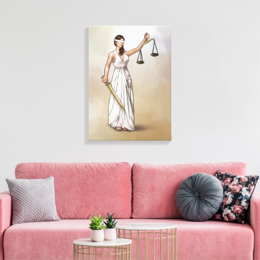 Toile Themis - Lady Justice (Insitu(Salon))