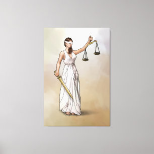 Toile Themis - Madame Justice