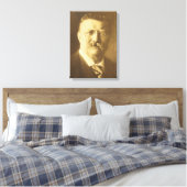 Toile THEODORE ROOSEVELT Portrait d'Edward S. Curtis (Insitu(Chambre))
