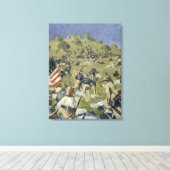 Toile Theodore Roosevelt prend le Saint Juan (Insitu (Plancher de Bois))