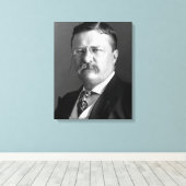 Toile Théodore Roosevelt Teddy Président Républicain (Insitu (Plancher de Bois))