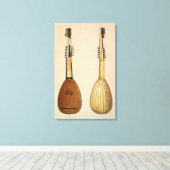 Toile Theorbo, réalisé par Giovanni Krebar, Padoue, 1629 (Insitu (Plancher de Bois))