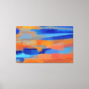 Toile Théorie abstraite Rétro Colorful 8