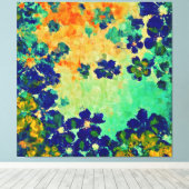 Toile Théorie abstraite | Spring flowers (Insitu (Plancher de Bois))