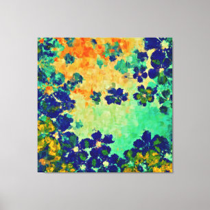 Toile Théorie abstraite Spring flowers