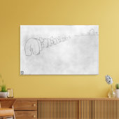 Toile Théorie des éléphants, 1896 (Insitu(Salon))