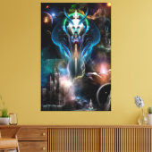 Toile Thera Queen Of The Galaxy Canvas Print (Insitu(Salon))
