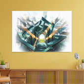 Toile "There is a Great Storm Here..." (Insitu(Salon))