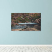 Toile Thermopolis, WY - Big Horn Hot Springs View (Insitu (Plancher de Bois))