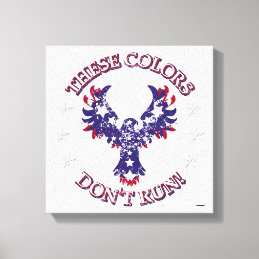 Toile These Colors Don't Run ! Eagle Stars et Stripes (Recto)