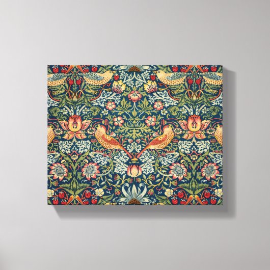 Toile Thief de fraises par William Morris (Recto)