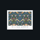 Toile Thief fraise William Morris<br><div class="desc">Empreinte en toile William Morris avec design textile Strawberry Thief.</div>