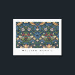 Toile Thief fraise William Morris<br><div class="desc">Empreinte en toile William Morris avec design textile Strawberry Thief.</div>