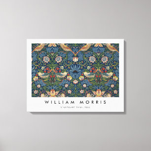 Toile Thief fraise William Morris