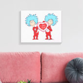Toile Thing One Thing Two Je t'aime (Insitu(Salon))