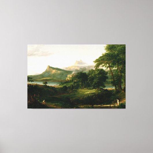 Toile Thomas Cole Le cours de l'Empire - L'Arcadien (Recto)