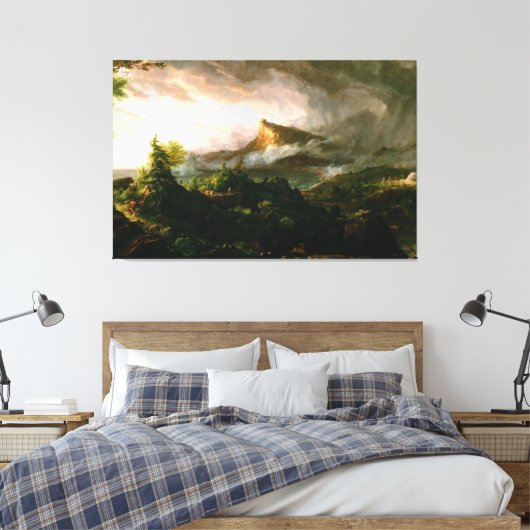Toile Thomas Cole Le cours de l'Empire - Savage State (Insitu(Chambre))