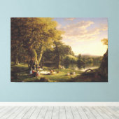 Toile Thomas Cole Le Pic-Nic (Insitu (Plancher de Bois))