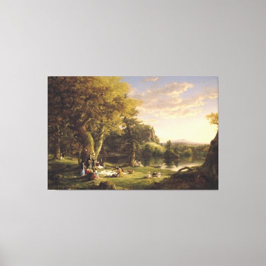 Toile Thomas Cole Le Pic-Nic (Recto)