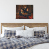 Toile Thomas Eakins Les Joueurs D'Échecs (Insitu(Chambre))
