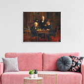 Toile Thomas Eakins Les Joueurs D'Échecs (Insitu(Salon))
