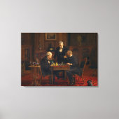 Toile Thomas Eakins Les Joueurs D'Échecs (Recto)