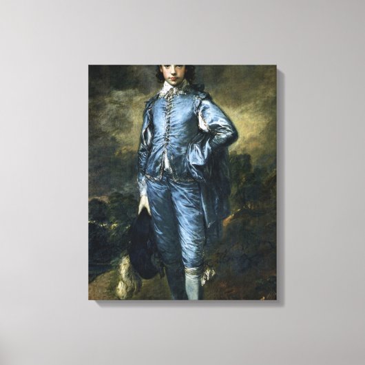 Toile Thomas Gainsborough - Garçon en bleu (Recto)