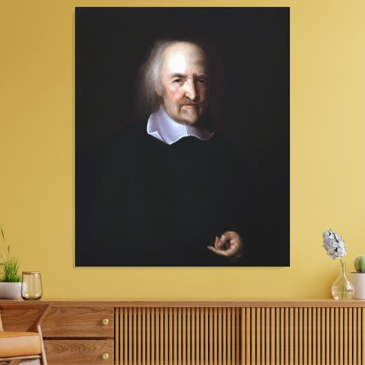 Toile Thomas Hobbes par John Michael Wright (Insitu(Salon))