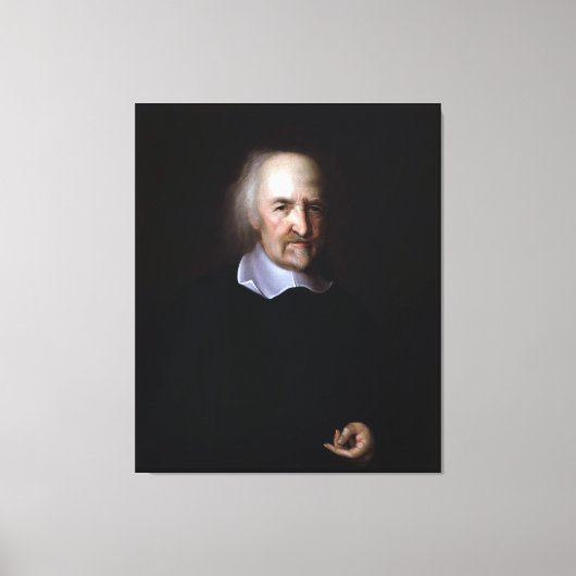 Toile Thomas Hobbes par John Michael Wright (Recto)