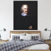 Toile Thomas Hobbes par John Michael Wright (Insitu(Chambre))