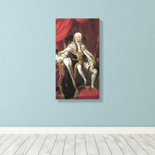 Toile Thomas Hudson King George II (Insitu (Plancher de Bois))