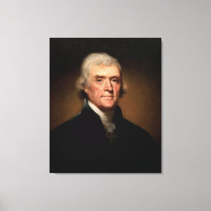 Toile THOMAS JEFFERSON Portrait par Rembrandt Peale