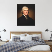Toile THOMAS JEFFERSON Portrait par Rembrandt Peale (Insitu(Chambre))