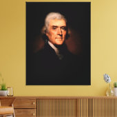 Toile THOMAS JEFFERSON Portrait par Rembrandt Peale (Insitu(Salon))