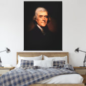 Toile THOMAS JEFFERSON Portrait par Rembrandt Peale (Insitu(Chambre))