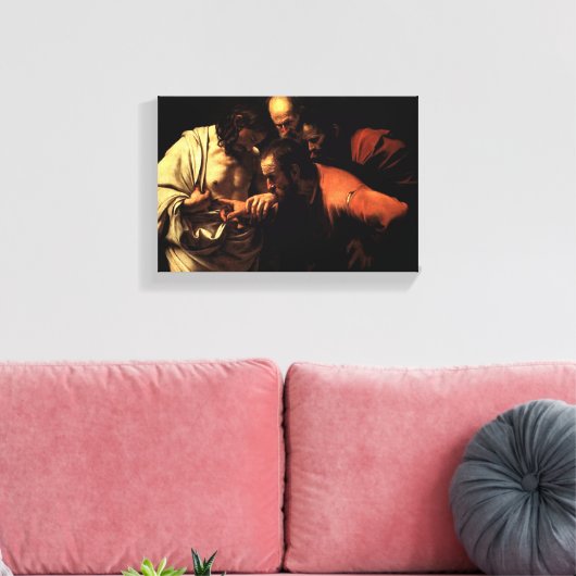Toile Thomas mit son doigt dans le côté percé de Jésus (Insitu(Salon))