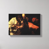 Toile Thomas mit son doigt dans le côté percé de Jésus (Recto)