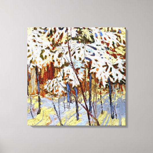 Toile Thomson - Arbres couverts de neige (Recto)