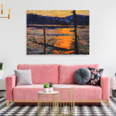 Toile Thomson - Coucher de soleil, Canoe Lake (Insitu(Salon))